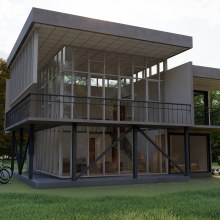 Mi Proyecto del curso: Diseño y modelado arquitectónico 3D con Revit. Un proyecto de Arquitectura digital de Jorge Luis Riveros Huaman - 06.11.2020