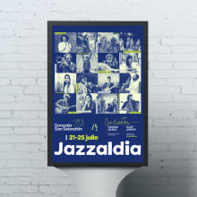 Jazzaldia | Cartel animado. Motion Graphics, Animação, Design gráfico, Vídeo, Design de cartaz, Edição de vídeo, Design digital, e Comunicação projeto de Ainhoa Urigoitia - 07.11.2020