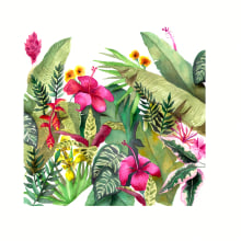 LOVE GROWS IN NATURE. Un proyecto de Ilustración tradicional, Publicidad, Pintura a la acuarela e Ilustración botánica de Paulina Maciel · Canela - 08.11.2020