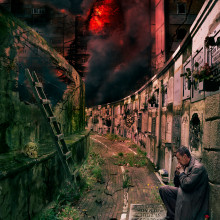 My project in Secrets of Photomontage and Creative Retouching course. Photomontage project by Monica Riveiro - 11.09.2020