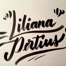 Mi Proyecto del curso: Introducción al lettering con Procreate. Lettering, Lettering digital, H, e Lettering projeto de Lily Portius Yáñez - 09.11.2020