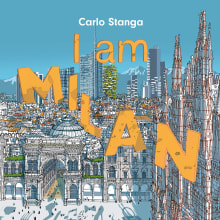 I am Milan. Traditional illustration, Digital Illustration, Architectural Illustration & Ink Illustration project by Carlo Stanga - 11.10.2020