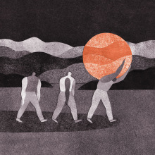 La muerte del sol. Un proyecto de Ilustración tradicional de Andrea Espier - 11.11.2020