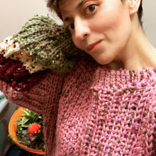 Mi Proyecto del curso: Crochet: crea prendas con una sola aguja. Un proyecto de Tejido de rockciomarin - 12.11.2020