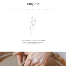 Mi Proyecto del curso: www.tangible.site. Design, Architecture, Arts, Crafts, Curation, Education, Interior Architecture, Interior Design, Product Design, Creativit, Decoration, Ceramics, Interior Decoration, E-commerce, DIY, and Retail Design project by Maria - 11.14.2020