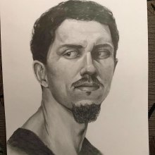 Meu projeto do curso: Retrato realista com lápis grafite. Pencil Drawing project by Davis Xavier - 11.15.2020