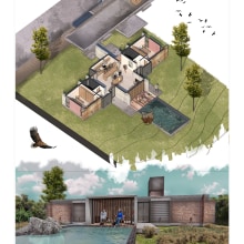Mi Proyecto del curso: Ilustración digital de proyectos arquitectónicos. Un proyecto de Arquitectura, Animación 2D, Animación 3D y Diseño 3D de Agustina Scollo - 15.11.2020
