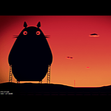 Totoro de Osborne / 90s Loop. 3D, e Animação 3D projeto de Rafael Carmona - 17.11.2020