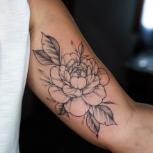 Mi Proyecto del curso: Tatuaje botánico con puntillismo. Un proyecto de Diseño de tatuajes de Agustin Reynoso - 19.11.2020