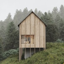 Haus Am Stürcherwald in Austria // CGI. Un proyecto de 3D, Arquitectura y Fotografía arquitectónica de Alberto Luque - 19.11.2020