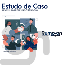 Introdução ao UX design - Agência Rumo-ON. Design, e UX / UI projeto de Gabriela Alves - 19.11.2020