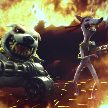 War Dog. Un projet de 3D , et Animation 3D de Carlos Sifuentes Haro - 20.11.2014
