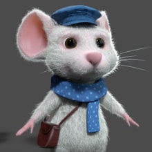 Raton Perez. 3D, and 2D Animation project by Carlos Sifuentes Haro - 11.20.2020