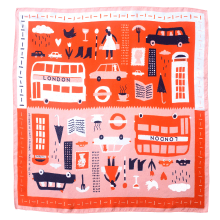 Silk Scarf Designs. Design e Ilustração têxtil projeto de Louise Lockhart - 28.09.2018