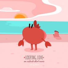 Looping Love. Animação 2D projeto de Juan Rueda - 27.11.2020