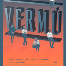 Diseño para Vermú. Eventos, e Design de cartaz projeto de Sánchez Cajal - 02.12.2020
