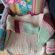 Mi Proyecto del curso: Crochet: crea prendas con una sola aguja. Un proyecto de Moda de amaya.bienzobas - 02.12.2020