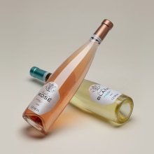 Cesilia Rosé y Blanc | Diseño de etiqueta de vino Casa Cesilia. Direção de arte, Design gráfico, e Packaging projeto de Feroz Estudio - 02.12.2020