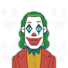 Joker Phoenix. Design de personagens projeto de Haydé Negro - 06.11.2019