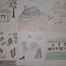 Staying in Eswatini. Artistic Drawing project by Catharine Sander - 12.05.2020