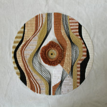 Bordado inspirado en la obra de Arcadi Blasco. Arts, Crafts, Embroider, Textile D, and eing project by Abril Millán - 12.05.2020