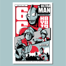 Proyecto Ilustración vectorial "Ultraman". Un proyecto de Ilustración tradicional, Ilustración vectorial e Ilustración digital de Vao Andrews - 05.12.2020