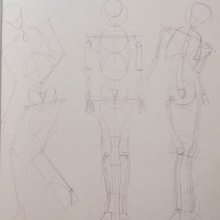 Mi Proyecto del curso: Dibujo anatómico para principiantes. Desenho projeto de Ehecátl Sauxcóatl - 07.12.2020