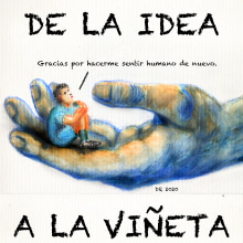 EL ENCUENTRO (Viñeta): Proyecto del curso De la idea a la viñeta. Traditional illustration, Cop, writing, Creativit, Artistic Drawing, and Graphic Humor project by Diego Riemer - 11.30.2020