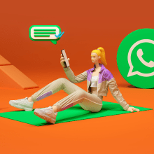 "Whatsapp" e "Hipotecas" de Humanismo Digital. A 3-D, Design von Figuren, Modedesign, Design von 3-D-Figuren und Digitale Zeichnung project by Jaime Alvarez Sobreviela - 08.12.2020
