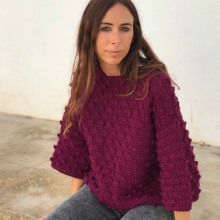 Tristaina Sweater SP para WAK Ein Projekt aus dem Bereich Mode und Weben von Estefa González - 13.09.2018