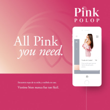 Diseño de App - Pink Polop. Art Direction, and App Design project by Nerea Díaz - 12.10.2020