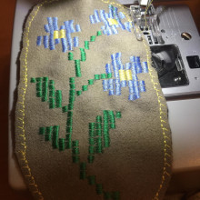 Sewing Machine embroidery. Un proyecto de Bordado de Sanda Pop - 10.12.2020