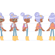 My project in Character Design for Animation with Photoshop course. Un proyecto de Diseño de personajes y Animación 2D de Sara Casasco - 11.12.2020