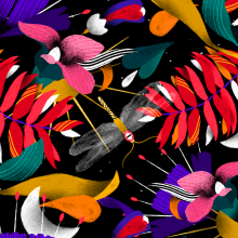 MOVIMENTO CÓSMICO. Un proyecto de Ilustración tradicional, Diseño gráfico, Concept Art y Dibujo digital de Gabriela Sanches - 13.12.2020