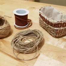 My project in Contemporary Basketwork Techniques Applied to Fashion course. Artesanato projeto de nasim Jenabi - 13.12.2020