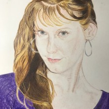 Mi Proyecto del curso:  Retrato realista con lápices de colores. Un progetto di Disegno a matita di Georgette Rondeau - 18.12.2020