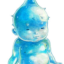 The baby project. Traditional illustration, and Children's Illustration project by Antonio Gonzalez - 12.18.2020