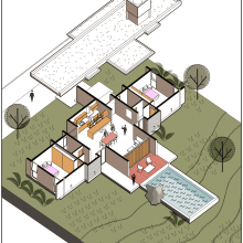 Meu projeto do curso: Ilustração digital de projetos arquitetônicos. Architecture, 3D Modeling, and ArchVIZ project by Rafaela Alves - 12.19.2020