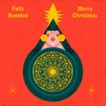 Ilustración animada para felicitación navideña para clientes. Un projet de Illustration traditionnelle, Animation et Illustration numérique de Raquel Feria Legrand - 21.12.2020
