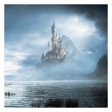 Mystic Castle. Projekt z dziedziny Matte painting użytkownika Juan Delgado - 21.12.2020