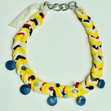Knitted Necklace. Un proyecto de Artesanía, Diseño de jo y as de bmenekse011 - 21.12.2020