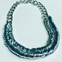 Silver Necklace . Un proyecto de Artesanía, Diseño de jo y as de bmenekse011 - 21.12.2020
