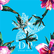 Mi Proyecto del curso: Creación de marca basada en tus propios estampados Orquídeas y plantas Danahe Palacios. Un proyecto de Ilustración textil de Danahe Palacios - 23.12.2020