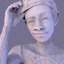 Miles Morales. Un proyecto de 3D y Modelado 3D de Sara C. Rodríguez - 24.12.2020