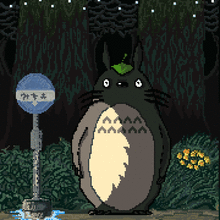 Proyecto final del Curso: Snowing Totoro . Un proyecto de Diseño, Animación, Animación 2D, Videojuegos, Pixel art, Diseño de videojuegos y Desarrollo de videojuegos de Daniel Rojas-Ledermann G - 25.12.2020