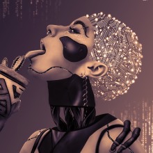 Sci Fi / Cyborg / CyberPunk. Design, Animação de personagens, Fotografia de retrato, Concept Art, e Design de videogames projeto de Lucas Araújo - 30.11.2020