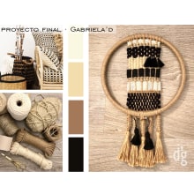 Mi Proyecto del curso: Introducción al tramado textil. Artesanato projeto de Gabriela D'Odorico - 29.12.2020