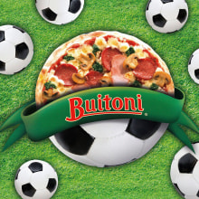 Si hay fútbol, hay Buitoni . Br, ing, Identit, Graphic Design, and Retail Design project by Alejandra Marín Garibay - 02.01.2016