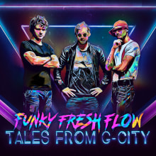 Funky Fresh Flow Album Cover Art & Teaser Animation. Un proyecto de Música, Animación 2D, Animación 3D y Producción musical de florian_van_damme - 05.01.2021