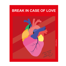 Break the glass, not the heart. Un proyecto de Diseño gráfico e Ilustración digital de Marta Gómez Ruiz - 06.01.2021